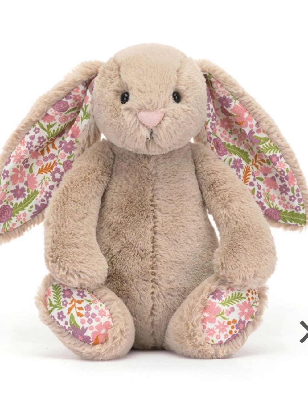Jellycat Blossom Beige Bunny ‘Petal’ Small NWT